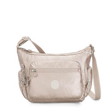 Kipling Gabbie Small Metallic Crossbodytassen Zilver | NL 2072YX